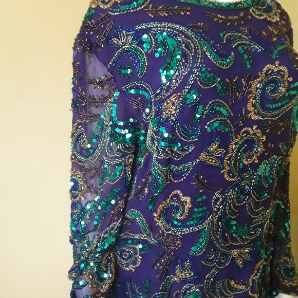 Gorgeous Beaded Top by Niteline Della Roufogali - Picture 4 of 5